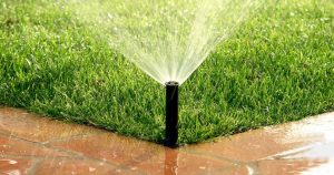 What effect will you get when you use an irrigation system on your lawn